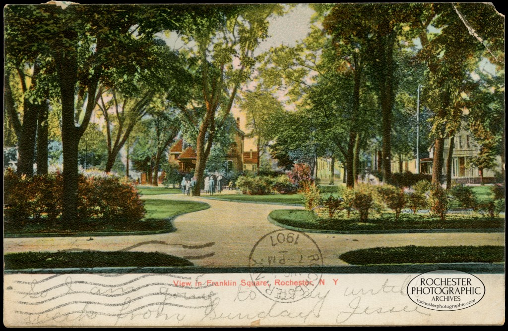 View in Franklin Square, c.1907