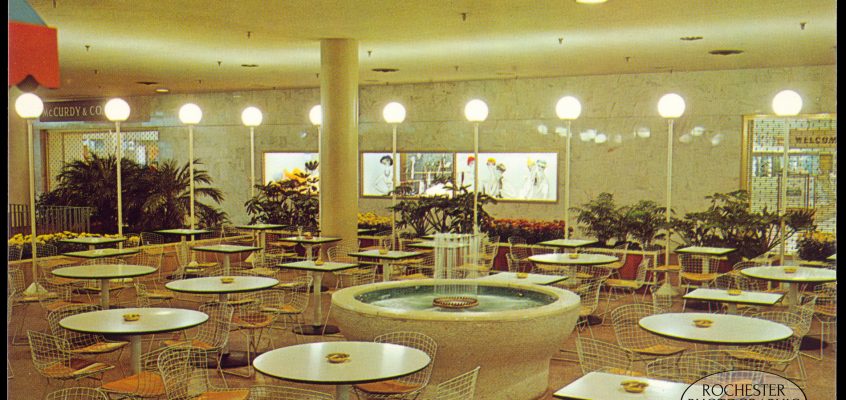 Midtown Plaza Sidewalk Cafe, c.1962