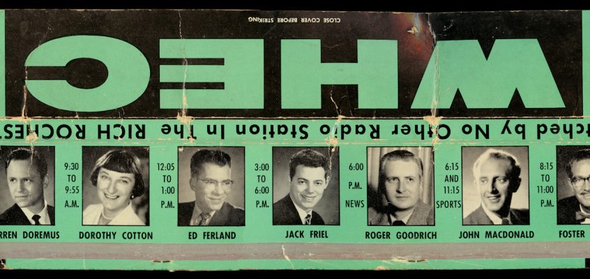 WHEC Matchbook, c.1960