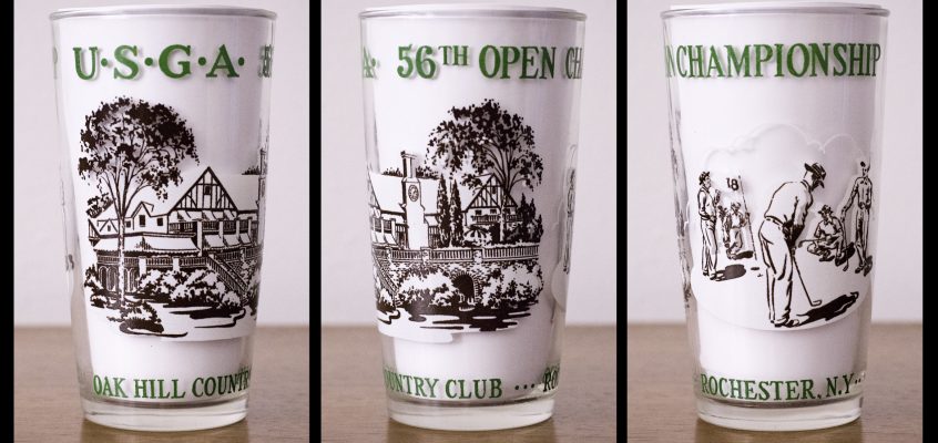 USGA 56th Open Championship Souvenir Glass, 1956